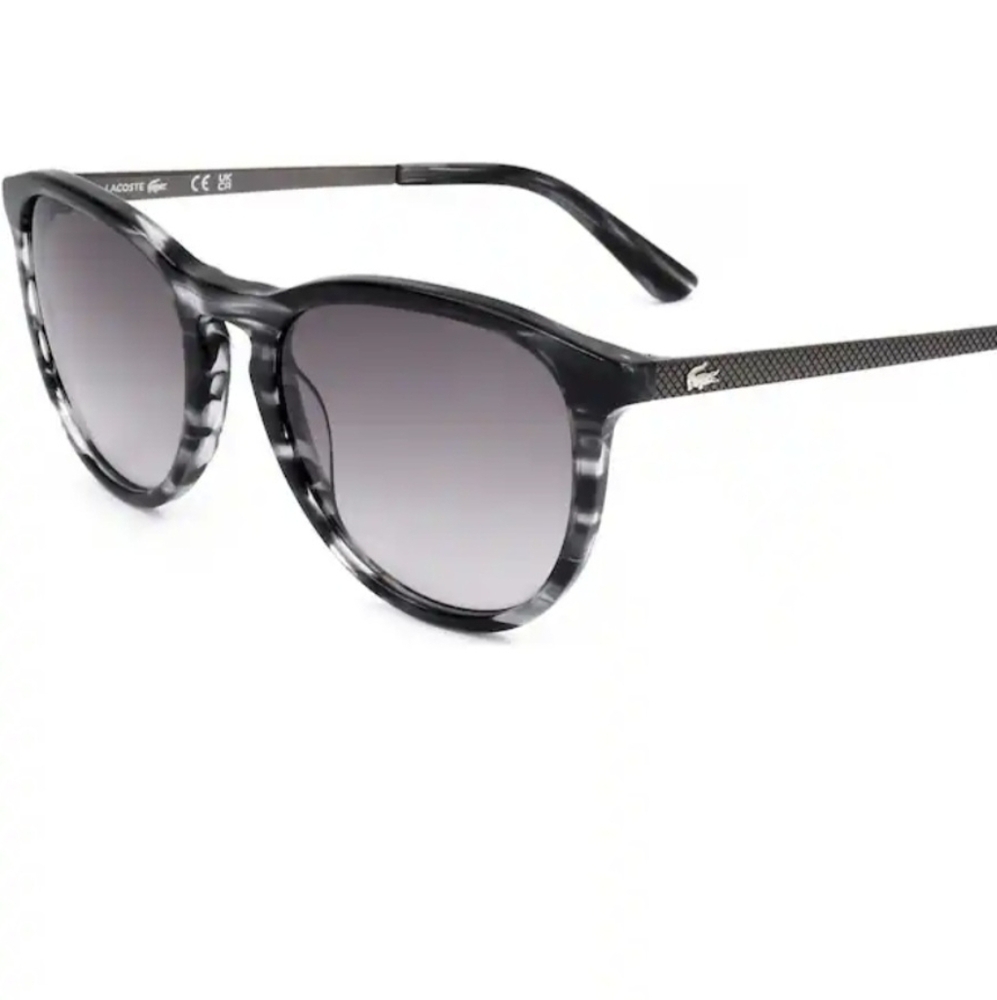 Lacoste Unisex 50mm Grey Marble Sunglasses L708S-035-50 NWOT